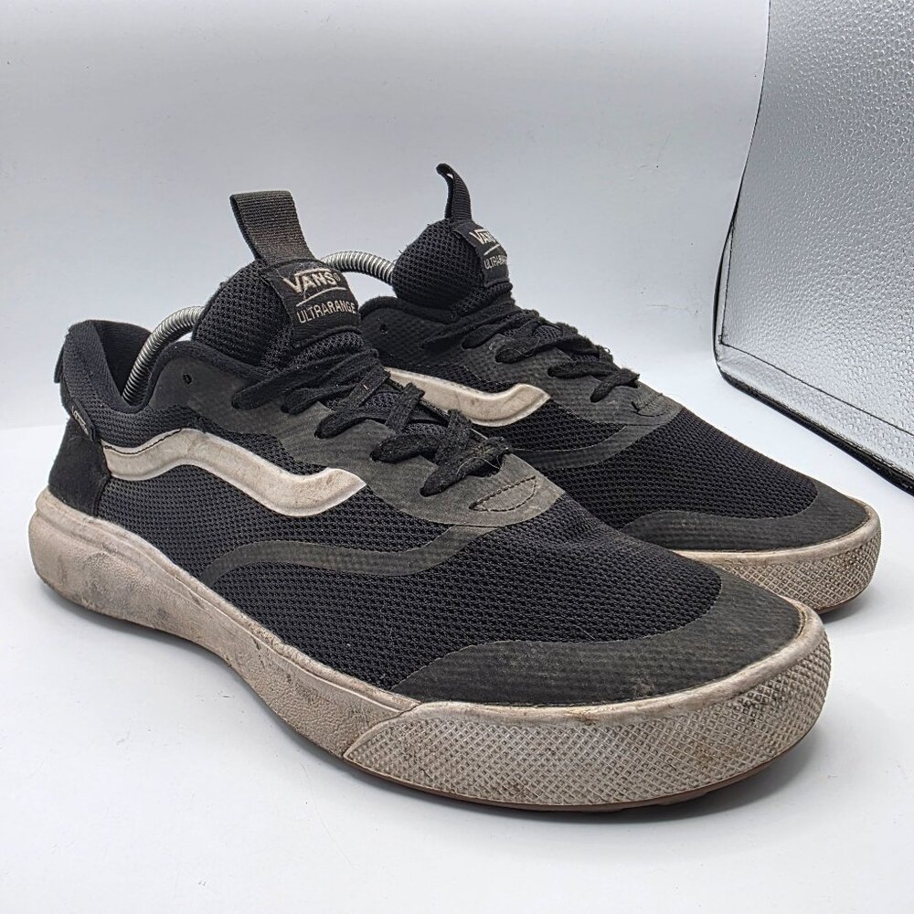Vans Ultrarange Mens Size 11 Black Gray Outdoor Athletic Shoes Running Walking